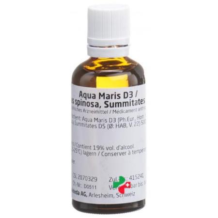 Weleda Aqua Maris D3/Prunus spinosa Summitates D5 Dil 50 ml - PrimeCare Global